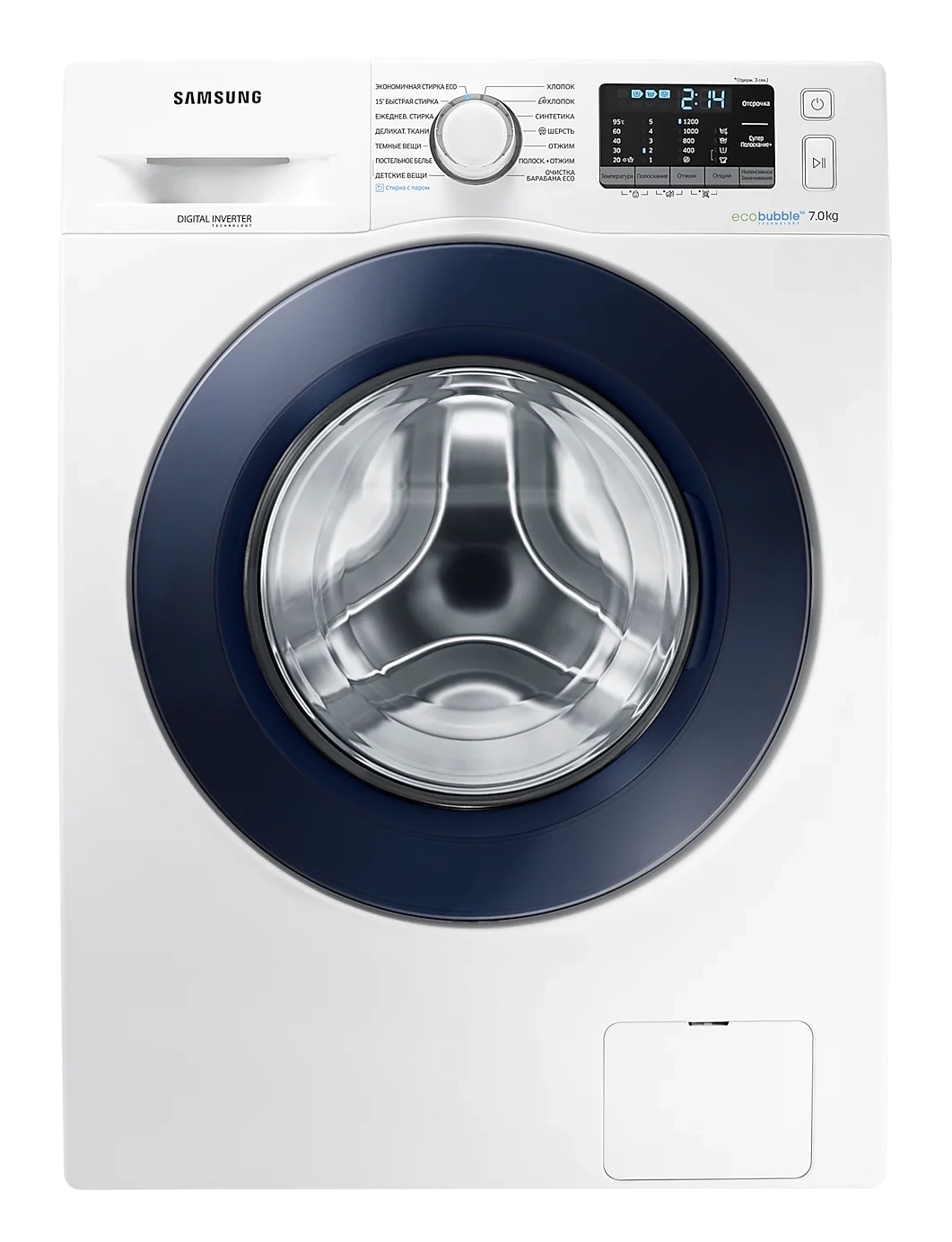 Стиральная машина Samsung WW70J52E03WD/LP класс: A загр.фронтальная  макс.:7кг белый - 1851479 - купить в компьютерном магазине eXtreme  Computers. Цена, характеристики.