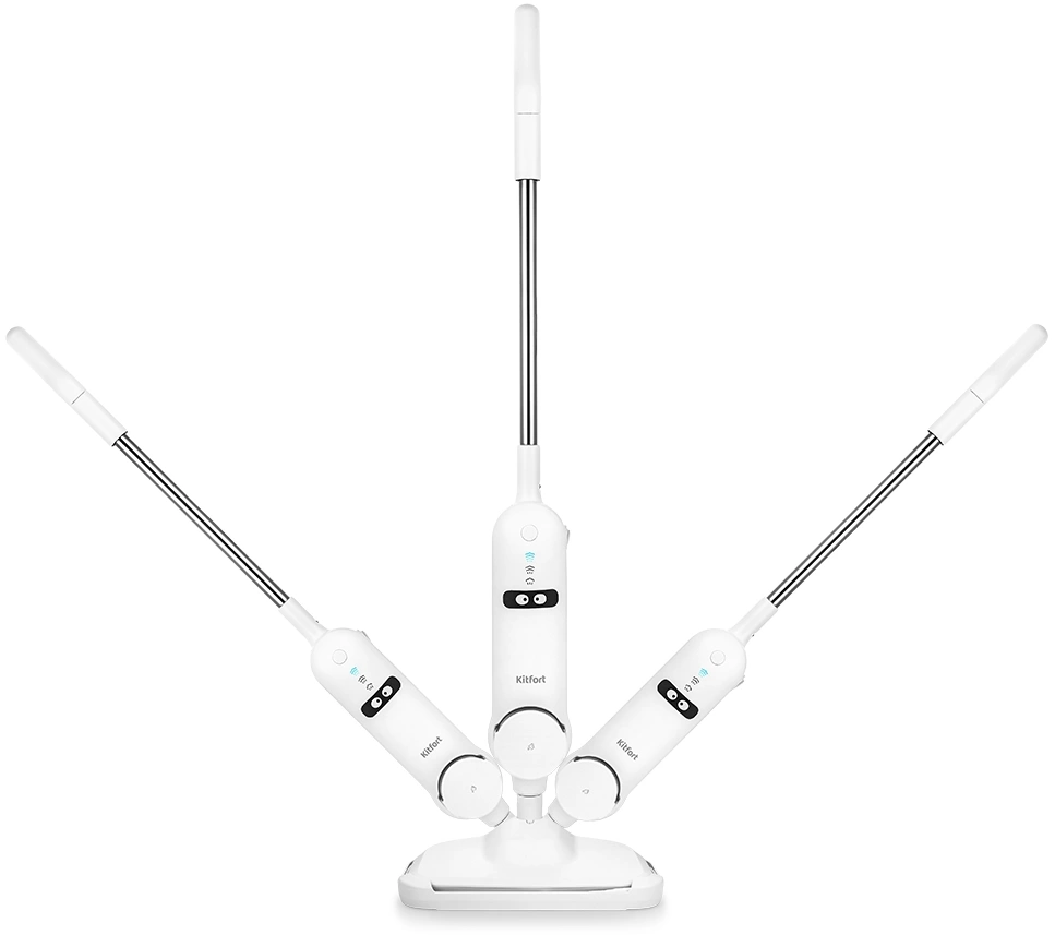 Швабра паровая Kitfort КТ-1015 1300Вт белый