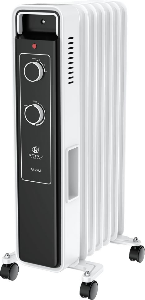 Радиатор масляный Royal Clima PARMA ROR-PR7-1500M 1500Вт белый/черный