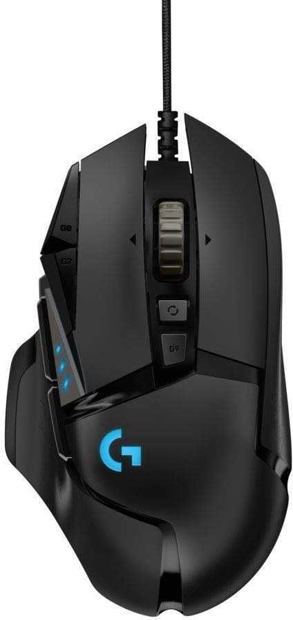 Мышь Logitech G502 Hero черный оптическая 25600dpi USB2.0 9but (910-005469/910-005471)