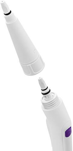 Пароочиститель ручной Kitfort КТ-9109-1 1000Вт белый/фиолетовый