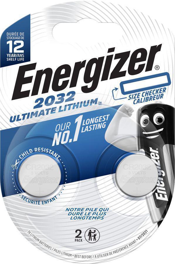 Батарея Energizer Ultimate BP2 CR2025 (2шт) блистер