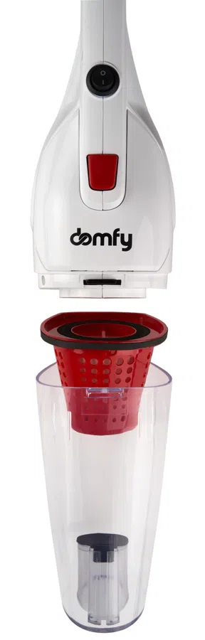 Пылесос ручной Domfy DSC-VC301 1000Вт белый/красный