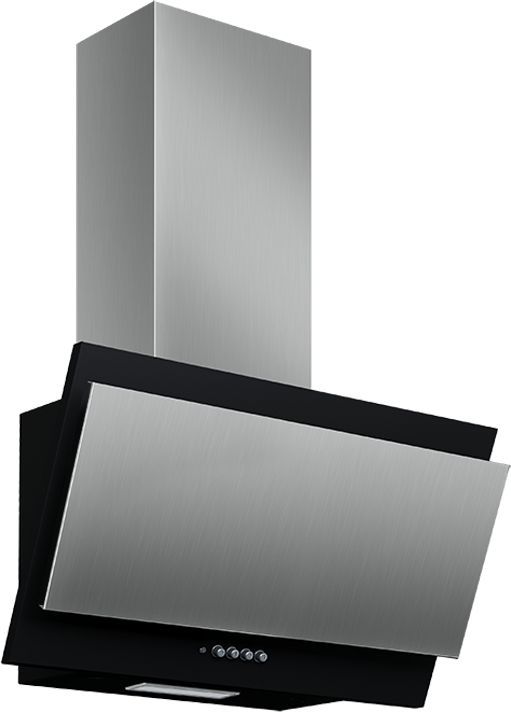 Вытяжка каминная Elikor Титан 60Н-430-К3Д нержавеющая сталь/черный управление: кнопочное (1 мотор)