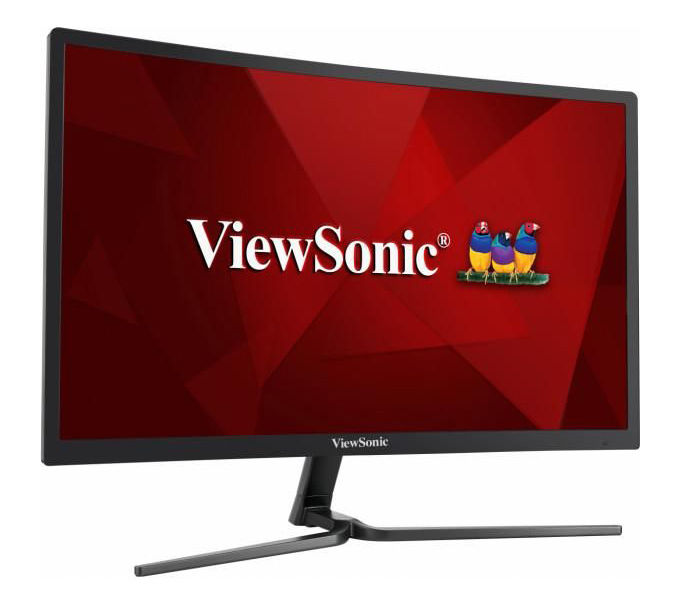 Монитор ViewSonic 23.6" VX2458-C-MHD черный VA LED 1ms 16:9 DVI HDMI M/M матовая 3000:1 280cd 178гр/178гр 1920x1080 144Hz FreeSync DP FHD 3.37кг
