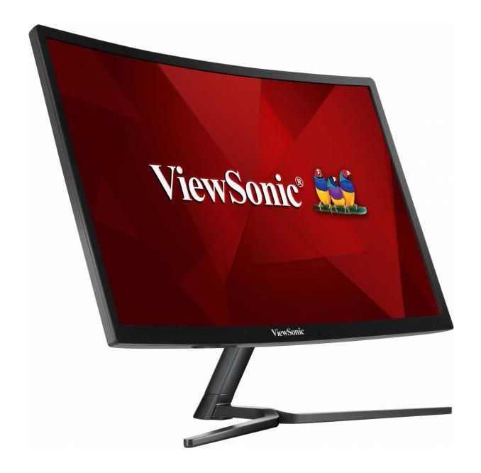 Монитор ViewSonic 23.6" VX2458-C-MHD черный VA LED 1ms 16:9 DVI HDMI M/M матовая 3000:1 280cd 178гр/178гр 1920x1080 144Hz FreeSync DP FHD 3.37кг