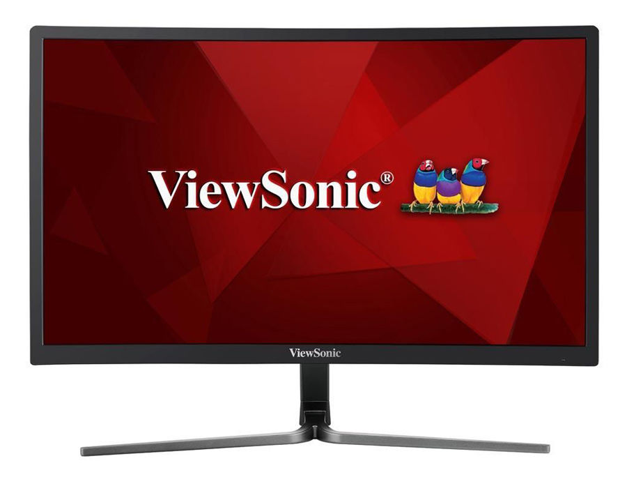 Монитор ViewSonic 23.6" VX2458-C-MHD черный VA LED 1ms 16:9 DVI HDMI M/M матовая 3000:1 280cd 178гр/178гр 1920x1080 144Hz FreeSync DP FHD 3.37кг