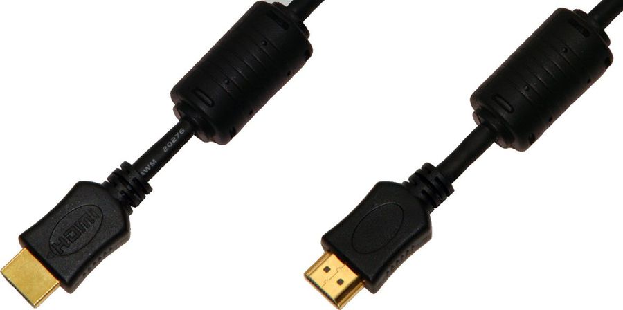 Кабель соединительный аудио-видео Premier 5-813 HDMI (m)/HDMI (m) 1.5м. феррит.кольца черный (5-813 1.5)