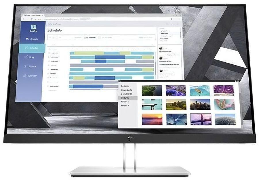 Монитор HP 27" E27q G4 черный IPS 16:9 HDMI HAS Piv 250cd 178гр/178гр 2560x1440 60Hz VGA DP 2K USB 7кг