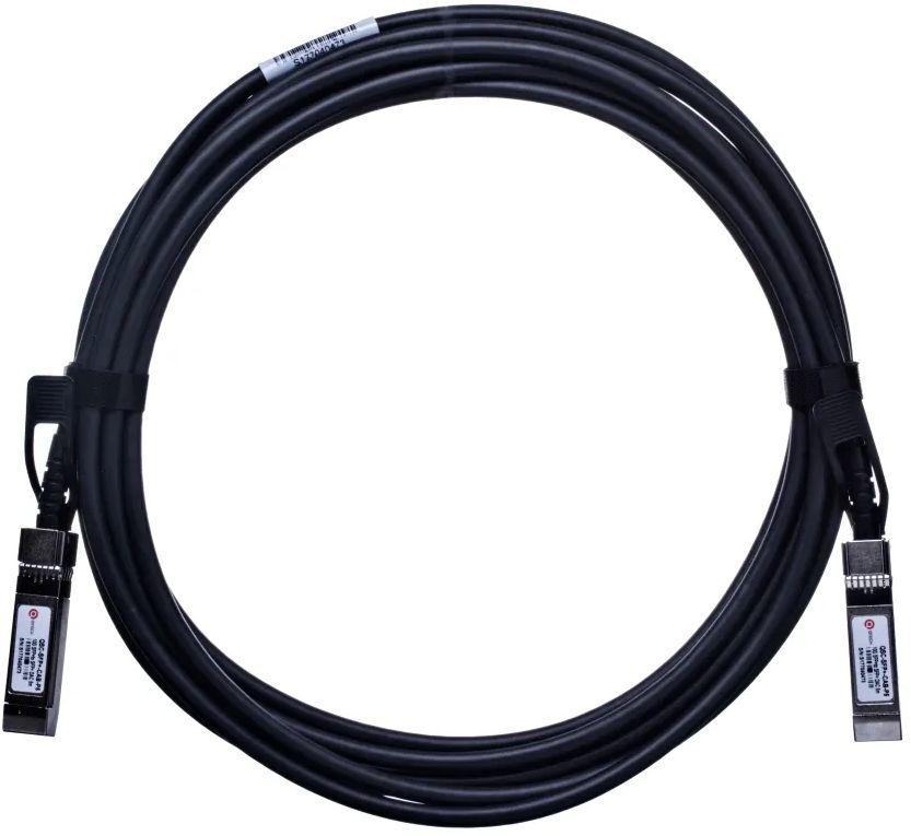 Кабель QTech QSC-SFP+-CAB-P5 stranded черный