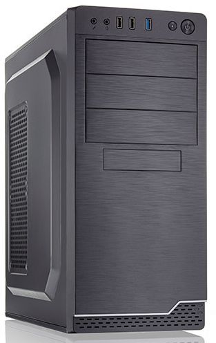 Корпус Foxline FL-816-FZ450R-U31 черный 450W ATX 1x80mm 2x92mm 1x120mm 2xUSB2.0 1xUSB3.0 audio