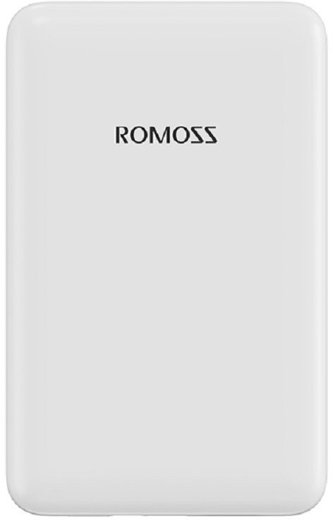 Мобильный аккумулятор Romoss WSS05 5000mAh 3A PD беспров.зар. белый