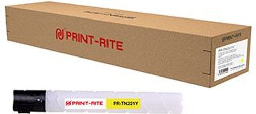 Картридж лазерный Print-Rite TFK671YPRJ PR-TN221Y TN221Y желтый (25000стр.) для Konica Minolta bizhub C221/C221S/C224/C227/C281/284/C287/C364