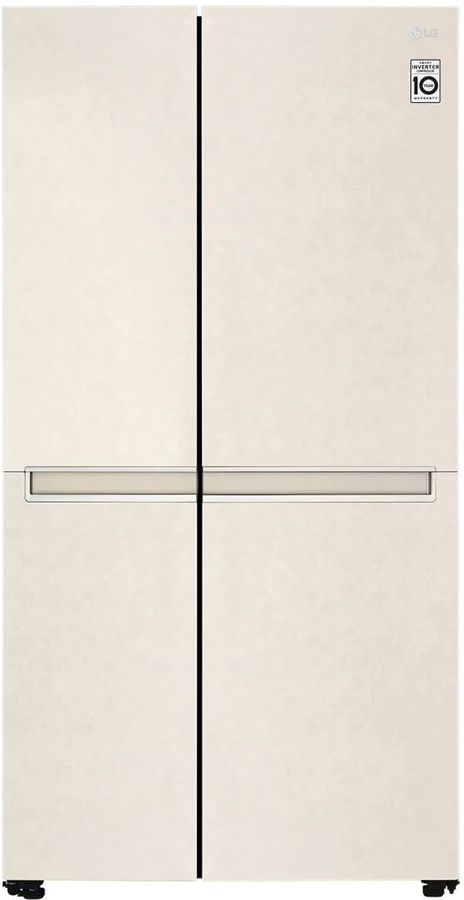 Холодильник LG GC-B257JEYV 2-хкамерн. бежевый глянц. инвертер