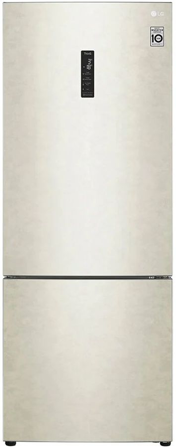 Холодильник LG GC-B569PECM 2-хкамерн. бежевый глянц. инвертер
