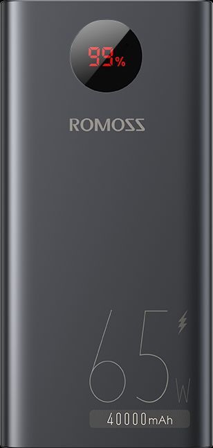 Мобильный аккумулятор Romoss PEA40 Pro 40000mAh QC3.0/PD3.0 65W 3A 2xUSB-A/USB-C черный (1746030)