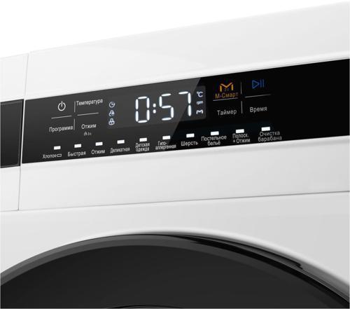 Стиральная машина Maunfeld MFWM148WH01 класс: A+++ загр.фронтальная макс.:8кг белый инвертор