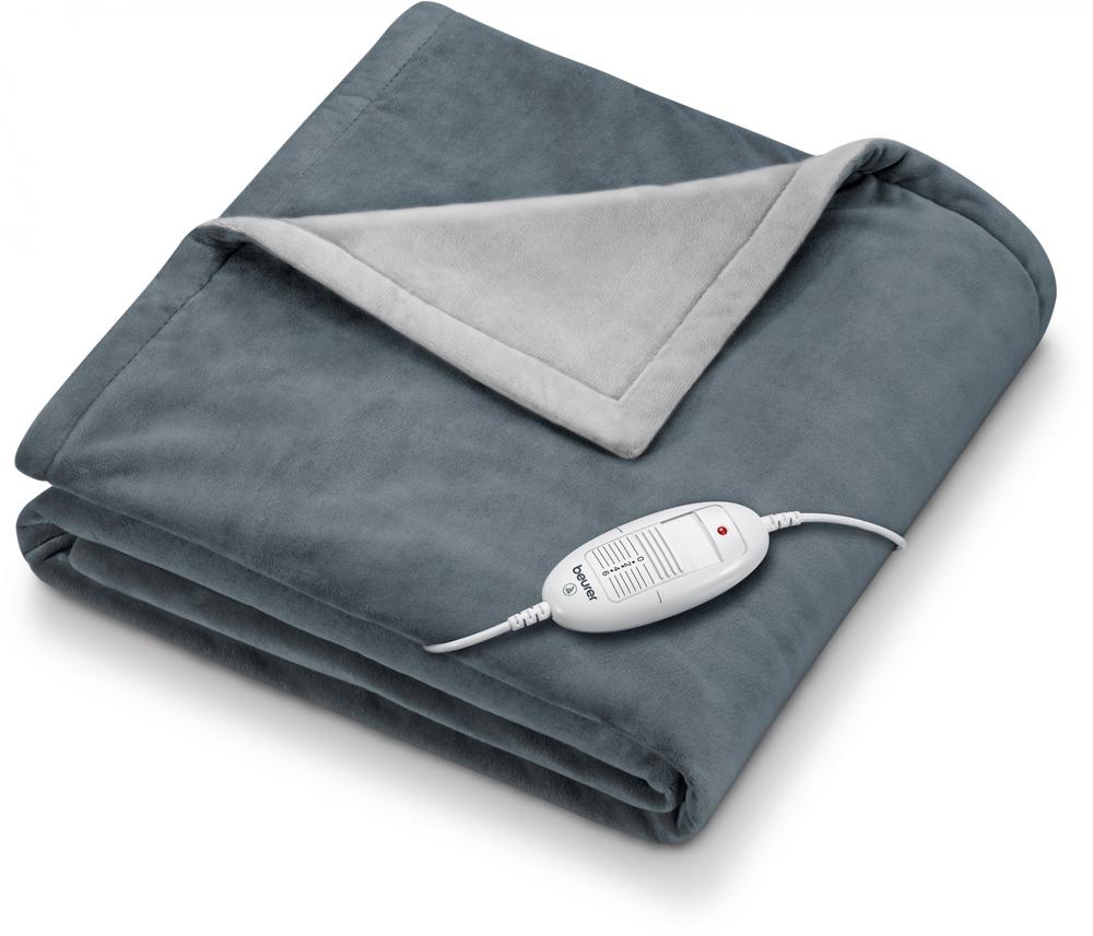 Электрическое одеяло для тела Beurer HD75 Dark Grey 100Вт (421.06)