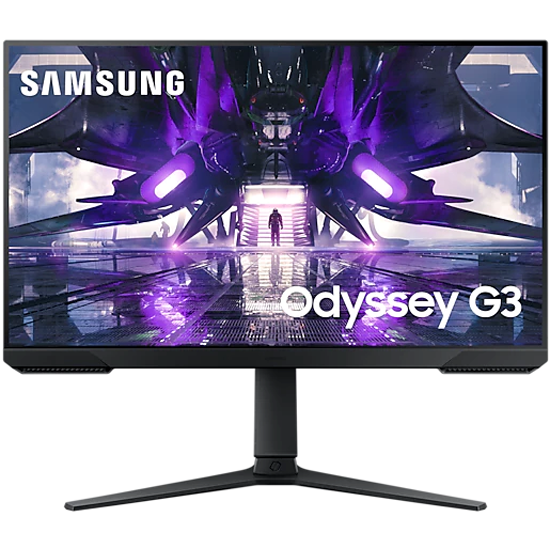 Монитор Samsung 27" Odyssey G3 S27AG300NI черный VA LED 1ms 16:9 HDMI матовая HAS Piv 250cd 178гр/178гр 1920x1080 DP FHD 6.4кг