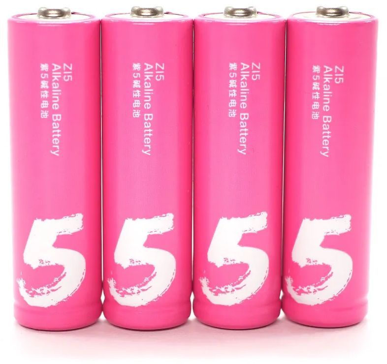 Батарея ZMI Alkaline Rainbow Zi5 AA 1500mAh (4шт) спайка