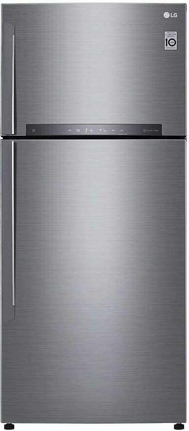 Холодильник LG GN-H702HMHU 2-хкамерн. серебристый линейный инверторный