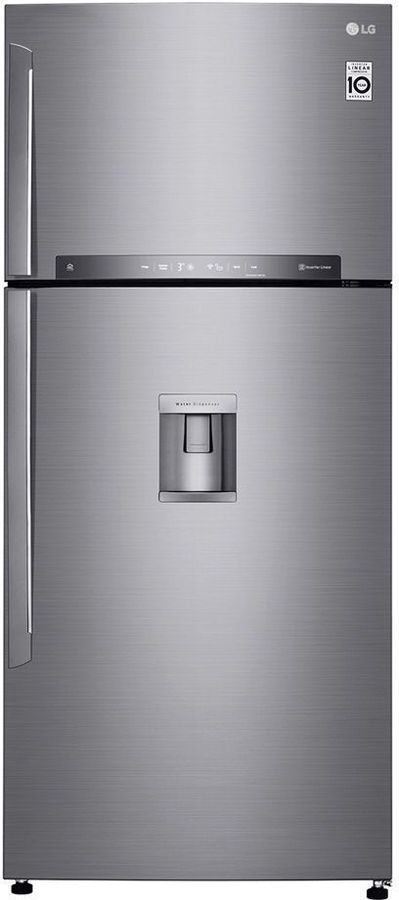 Холодильник LG GN-F702HMHU 2-хкамерн. серебристый линейный инверторный