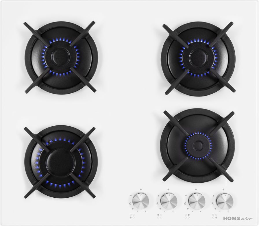 Газовая варочная поверхность HomsAir HGG641WH белый