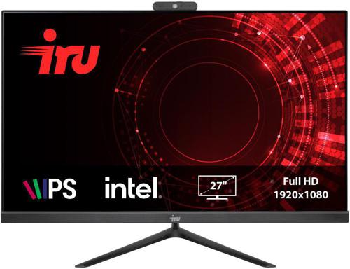Моноблок IRU Office 27IH5P 27" Full HD i5 11400 (2.6) 8Gb SSD512Gb UHDG 730 FreeDOS GbitEth WiFi BT 120W Cam черный 1920x1080 (RUS)
