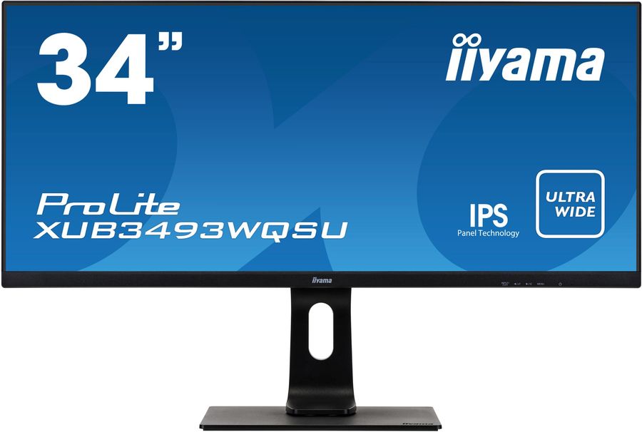 Монитор Iiyama 34" ProLite XUB3493WQSU-B1 черный IPS LED 4ms 21:9 HDMI M/M матовая HAS Piv 1000:1 400cd 178гр/178гр 3440x1440 75Hz DP UW USB 9.5кг