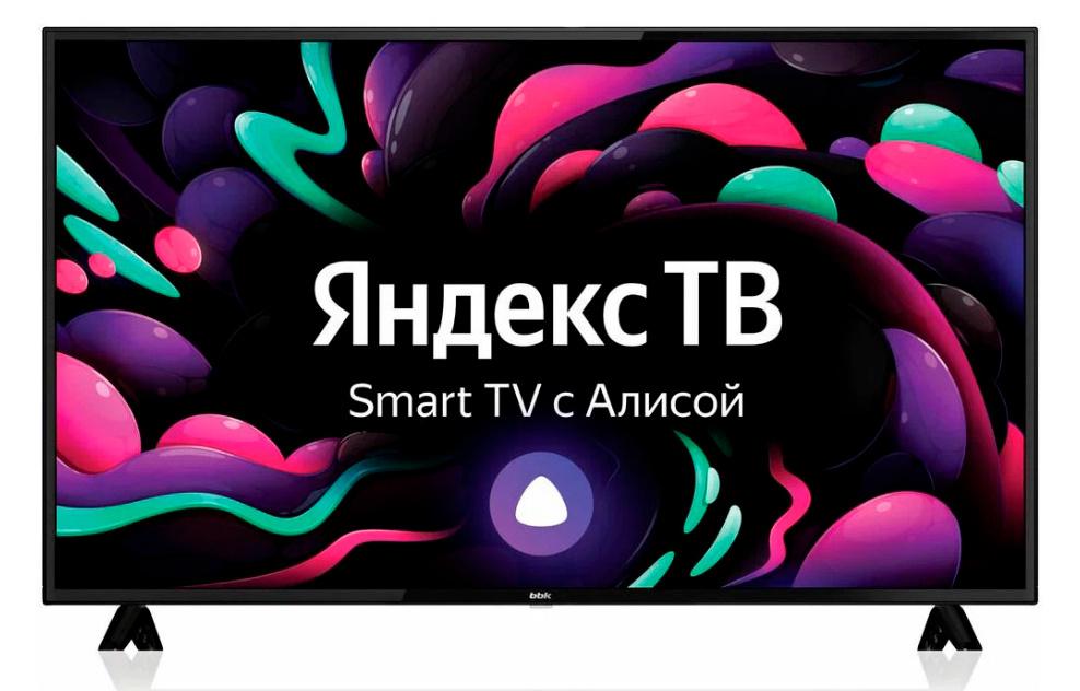Телевизор LED BBK 55" 55LEX-8243/UTS2C Яндекс.ТВ черный 4K Ultra HD 50Hz DVB-T2 DVB-C DVB-S2 WiFi Smart TV (RUS)