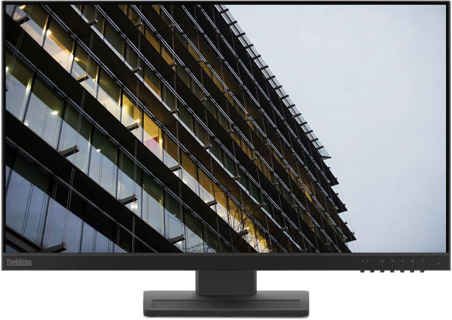 Монитор Lenovo 23.8" ThinkVision E24-28 черный IPS 4ms 16:9 HDMI M/M матовая HAS Piv 250cd 178гр/178гр 1920x1080 VGA DP 4.8кг