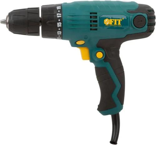 Дрель-шуруповерт FIT ES-283 300Вт патрон:быстрозажимной (80008)