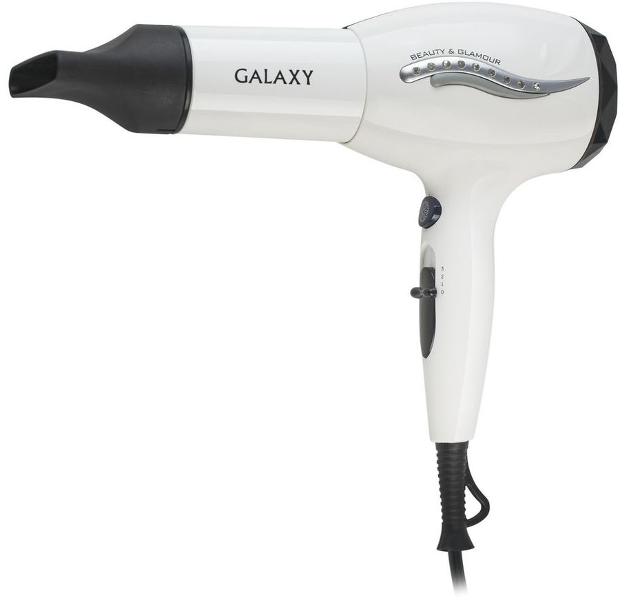 Фен Galaxy GL 4331 2000Вт белый/черный