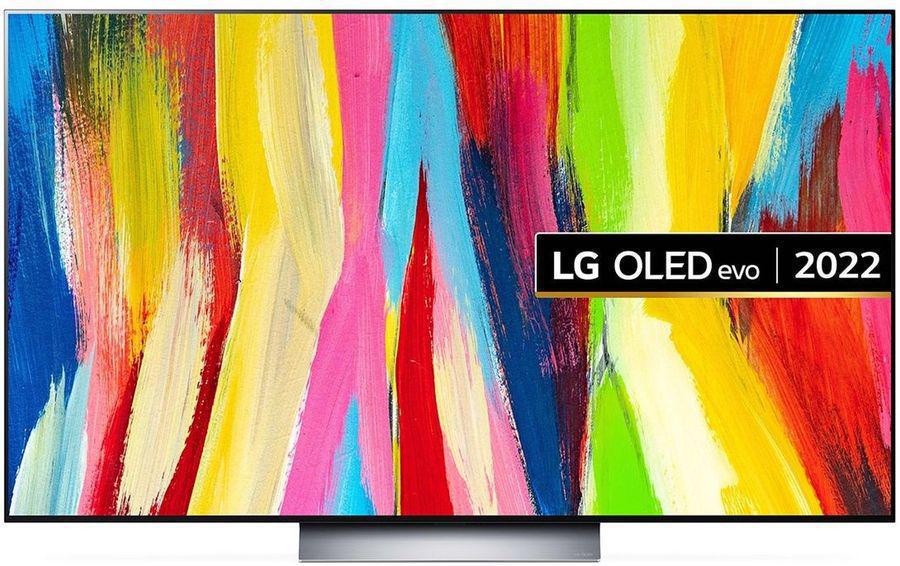 Телевизор OLED LG 77" OLED77C24LA.ARUB темно-серый 4K Ultra HD 120Hz DVB-T DVB-T2 DVB-C DVB-S DVB-S2 USB WiFi Smart TV