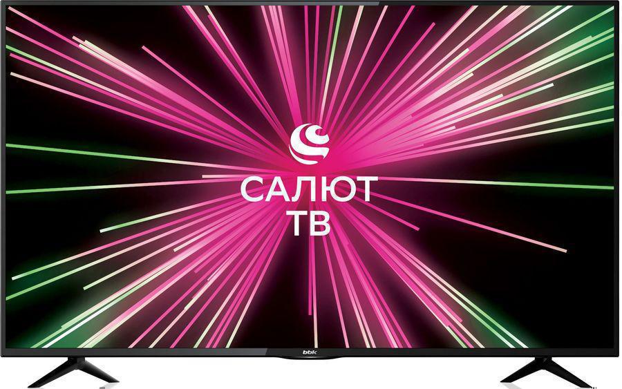 Телевизор LED BBK 50" 50LEX-8387/UTS2C Салют ТВ черный 4K Ultra HD 60Hz DVB-T2 DVB-C DVB-S2 USB WiFi Smart TV (RUS)