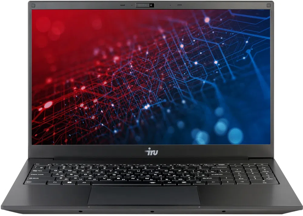 Ноутбук IRU Калибр 15TLI Core i3 1115G4 8Gb SSD256Gb Intel UHD Graphics 15.6" IPS FHD (1920x1080) FreeDOS black WiFi BT Cam 7200mAh (1871663)