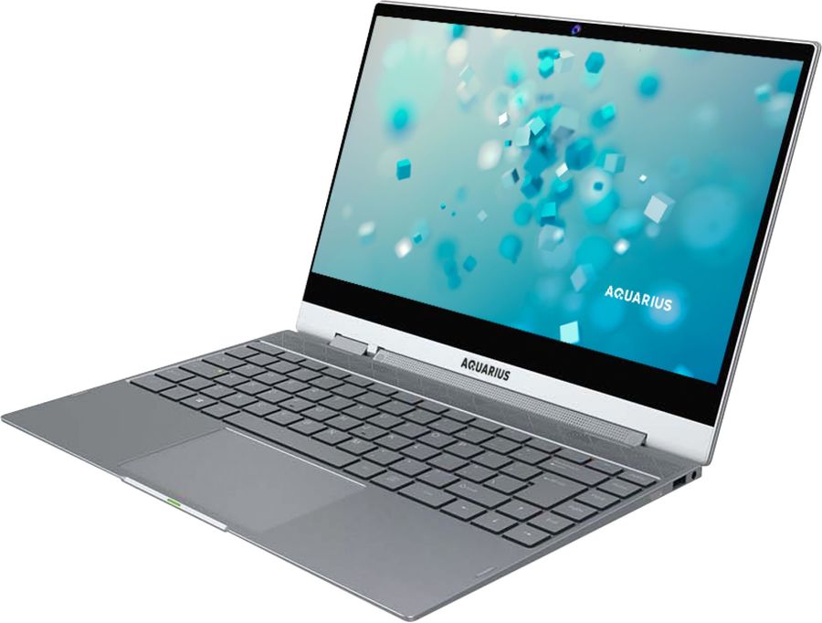 Ноутбук Aquarius Cmp NS483 Core i5 8250U 8Gb SSD256Gb Intel UHD Graphics 620 14.1" Touch FHD (1920x1080) noOS grey WiFi BT Cam