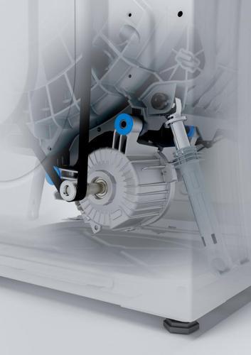 Стиральная машина Gorenje W1NHPI62SCSIRV класс: A загр.фронтальная макс.:6кг белый инвертор