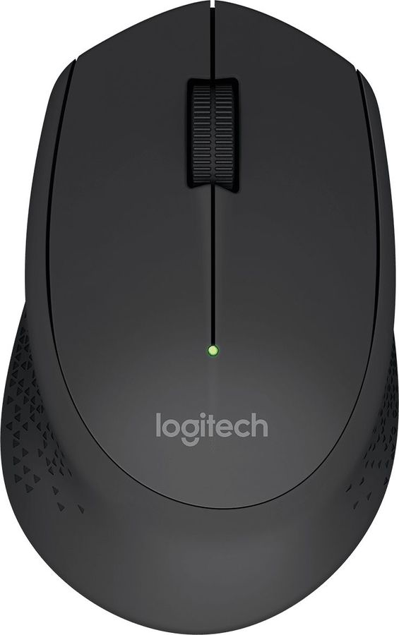 Мышь Logitech M280 черный оптическая (1000dpi) беспроводная USB (2but)