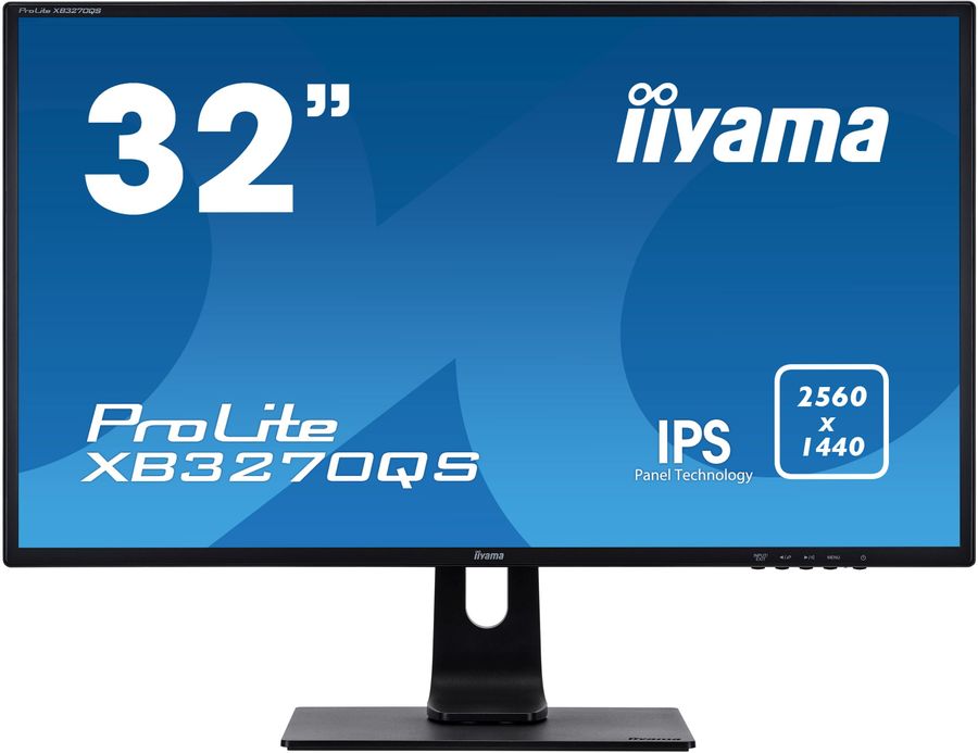Монитор Iiyama 31.5" ProLite XB3270QS-B1 черный IPS 4ms 16:9 DVI HDMI M/M матовая HAS Piv 1200:1 250cd 178гр/178гр 2560x1440 DP 2K 8.6кг