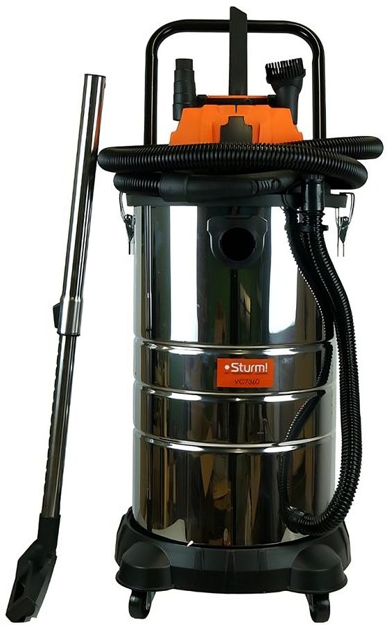 Строительный пылесос Sturm! VC7360 1800Вт (уборка: сухая/сбор воды/выдув) оранжевый
