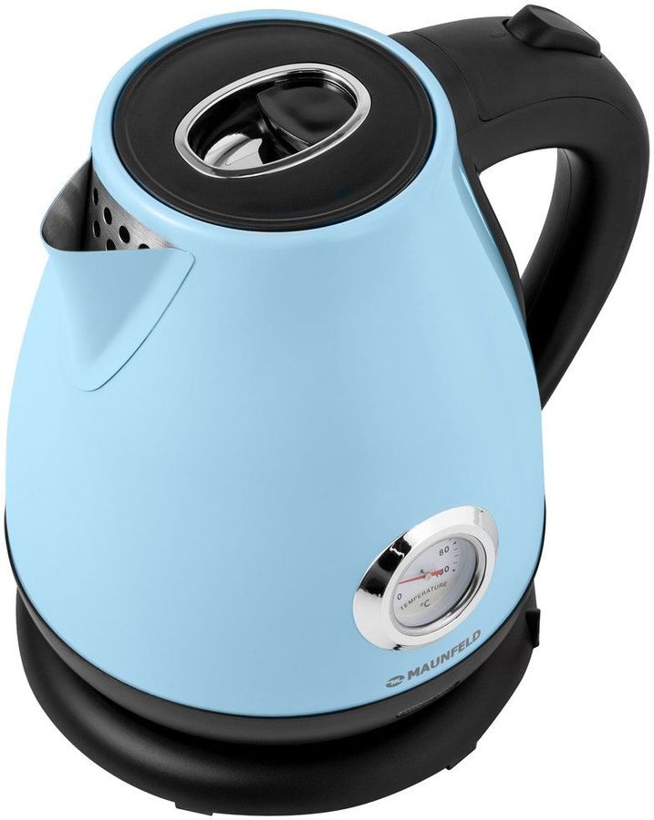 Чайник электрический Maunfeld MGK-625BL 1.7л. 2200Вт голубой корпус: металл/пластик (КА-00015389)