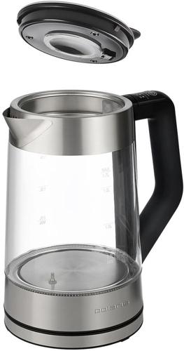 Чайник электрический Polaris PWK 1711CGLD 1.7л. 2200Вт серебристый матовый корпус: стекло/металл