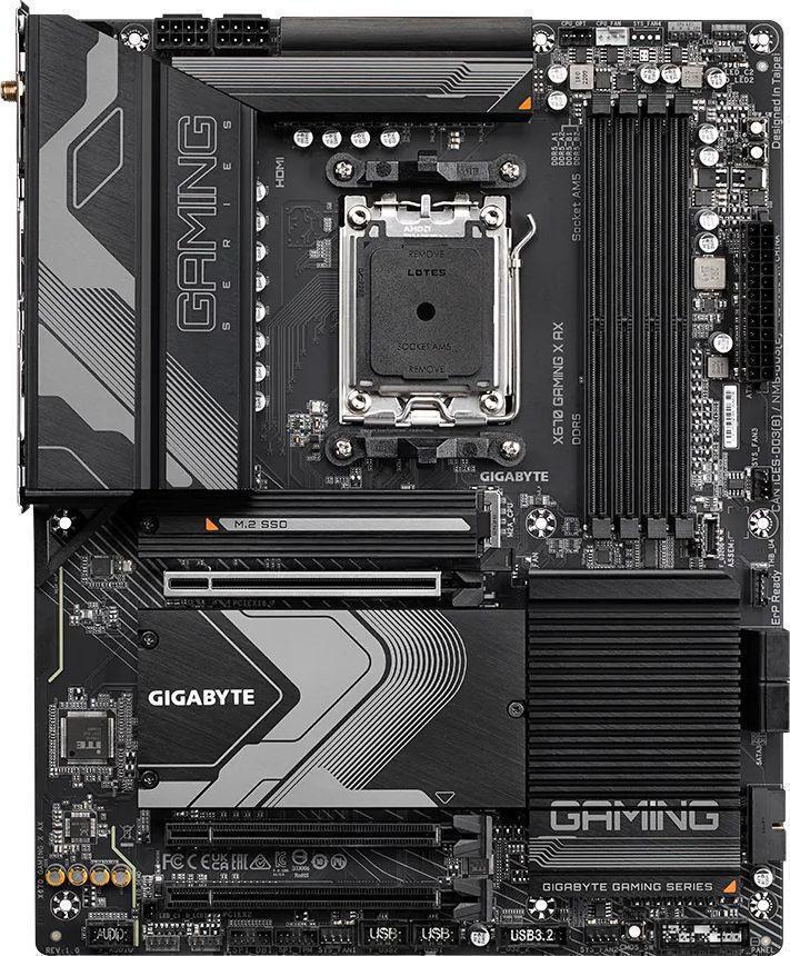 Материнская плата Gigabyte X670 GAMING X AX SocketAM5 AMD X670 4xDDR5 ATX AC`97 8ch(7.1) 2.5Gg RAID+HDMI