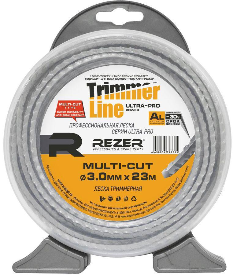 Леска для триммеров Rezer Ultra-pro MULTI-CUT d=3мм L=23м (03.007.00153)