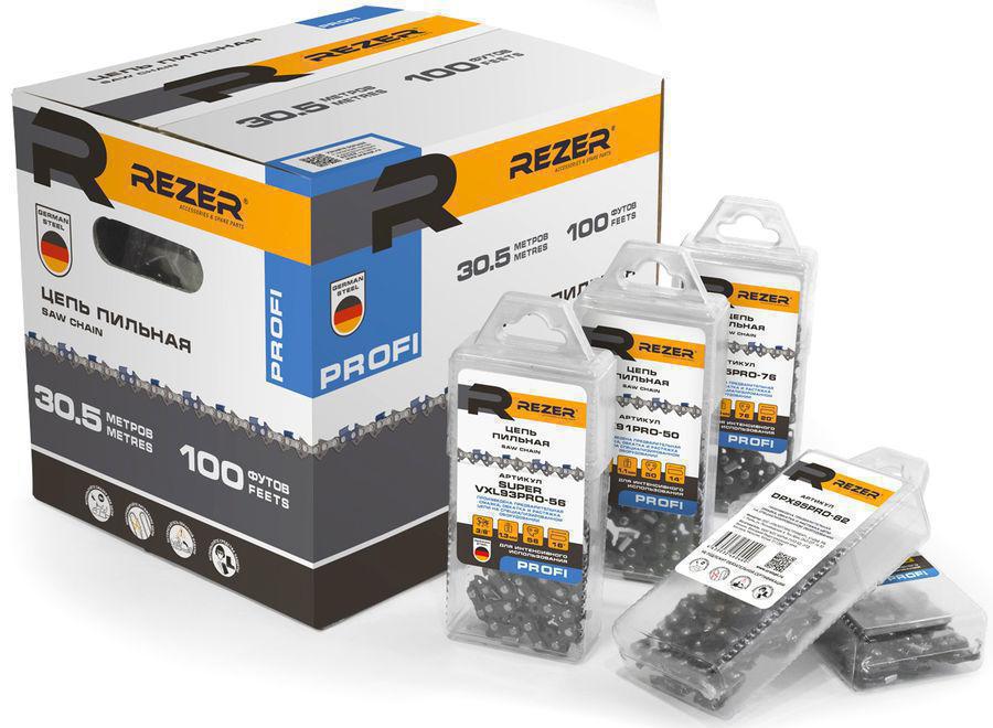 Цепь для цепных пил Rezer SUPER VXL93PRO-52 3/8" 52звен. (03.025.00026)