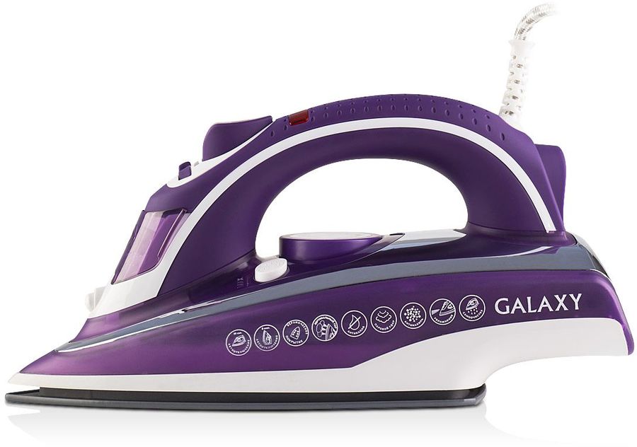 Утюг Galaxy гл6115 2400Вт фиолетовый/белый