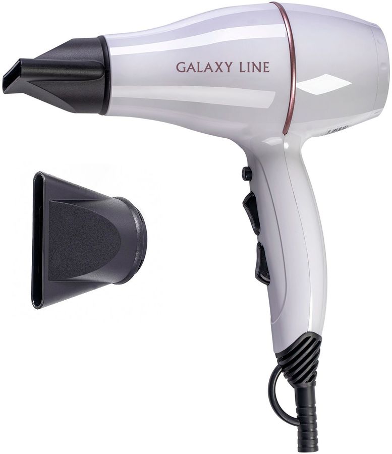 Фен Galaxy GL 4302 2000Вт белый/черный
