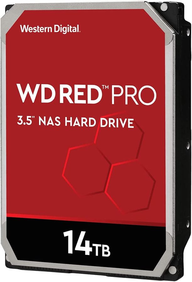 Жесткий диск WD SATA-III 14Tb WD141KFGX NAS Red Pro (7200rpm) 512Mb 3.5"