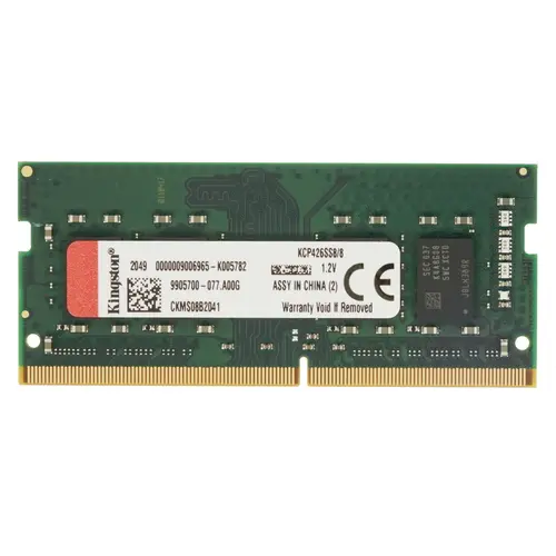 Память DDR4 8Gb 2666MHz Kingston KCP426SS8/8 RTL PC4-21300 CL19 SO-DIMM 260-pin 1.2В single rank Ret